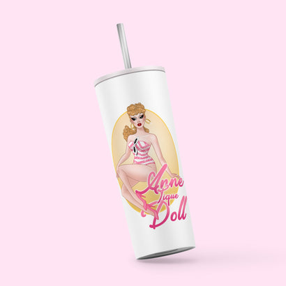 Anne Tique Doll - Logo Skinny Tumbler