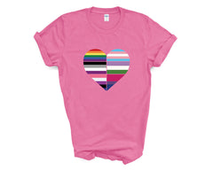 Pride - Heart Flag - Shirt