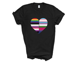 Pride - Heart Flag - Shirt