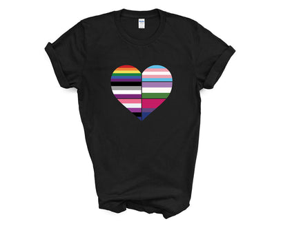 Pride - Heart Flag - Shirt