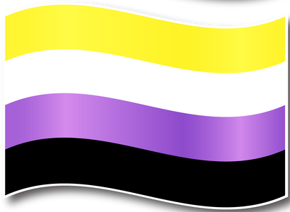 Pride - Non-Binary Flag Decal