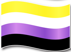 Pride - Non-Binary Flag Decal