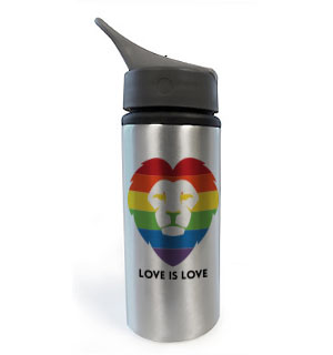 Pride - Love is Love Lion Water Bottle