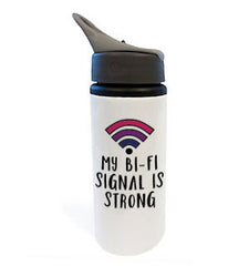 Pride - My Bi-Fi Signal is Strong Water Bottle