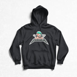 Alma Bitches - Black Logo Pullover Hoodie