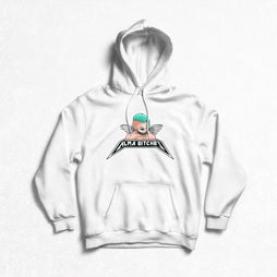 Alma Bitches - Black Logo Pullover Hoodie
