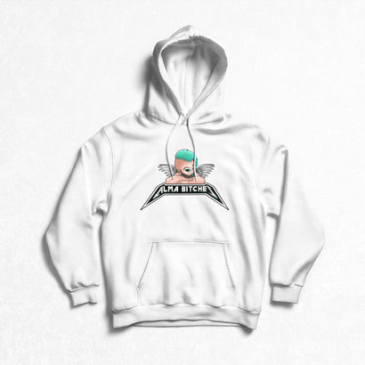 Alma Bitches - Black Logo Pullover Hoodie