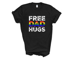Free Dad Hugs Rainbow - Shirt