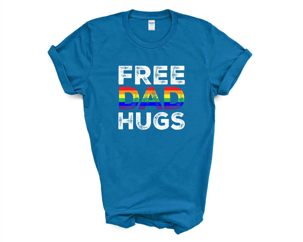 Free Dad Hugs Rainbow - Shirt