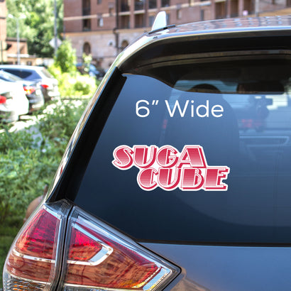 Suga Cube - Name Logo Decal