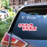 Suga Cube - Name Logo Decal