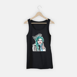 Immacolata Vintage - Teal Logo Tank Top