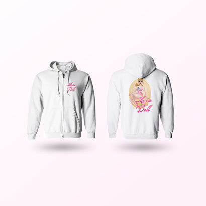 Anne Tique Doll - Logo Zip Up Hoodie